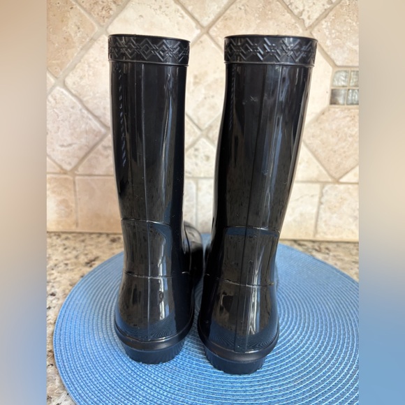 UGG Raana Waterproof Glossy Black Rain Boots 7 - Picture 6 of 13
